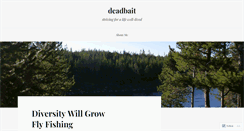 Desktop Screenshot of deadbait.wordpress.com