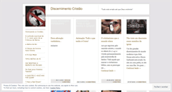 Desktop Screenshot of discernimentocristao.wordpress.com
