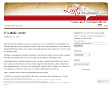 Tablet Screenshot of lustforlanguage.wordpress.com