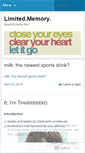 Mobile Screenshot of limitedmemory.wordpress.com