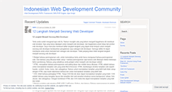 Desktop Screenshot of iwdc.wordpress.com