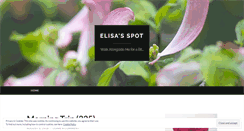 Desktop Screenshot of elisasspot.wordpress.com
