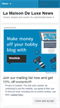 Mobile Screenshot of lamaisondeluxe.wordpress.com