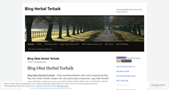 Desktop Screenshot of blogherbalterbaik24.wordpress.com