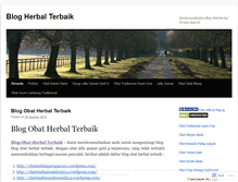 Tablet Screenshot of blogherbalterbaik24.wordpress.com
