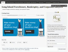Tablet Screenshot of longislandforeclosurelawyer.wordpress.com