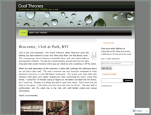 Tablet Screenshot of coolthrones.wordpress.com