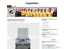 Tablet Screenshot of copawriters.wordpress.com