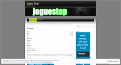 Desktop Screenshot of joguestop.wordpress.com