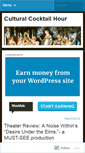 Mobile Screenshot of culturalcocktailhour.wordpress.com
