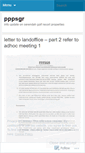 Mobile Screenshot of pppsgr.wordpress.com