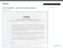 Tablet Screenshot of pppsgr.wordpress.com