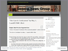 Tablet Screenshot of generalnewsgroup.wordpress.com