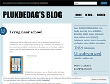 Tablet Screenshot of plukdedag.wordpress.com