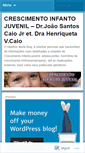 Mobile Screenshot of crescimentodna.wordpress.com