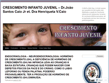 Tablet Screenshot of crescimentodna.wordpress.com