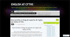 Desktop Screenshot of cfthsenglishclub.wordpress.com