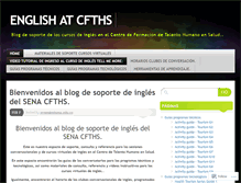 Tablet Screenshot of cfthsenglishclub.wordpress.com