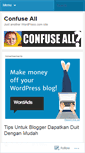 Mobile Screenshot of confuseall.wordpress.com