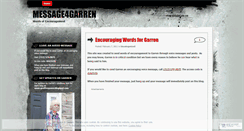 Desktop Screenshot of message4garren.wordpress.com