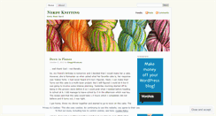 Desktop Screenshot of nerdyknitting.wordpress.com