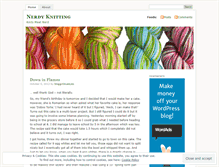 Tablet Screenshot of nerdyknitting.wordpress.com