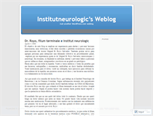 Tablet Screenshot of institutneurologic.wordpress.com