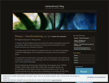 Tablet Screenshot of michael1005.wordpress.com