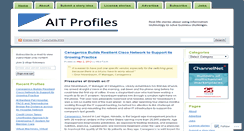 Desktop Screenshot of aitprofiles.wordpress.com