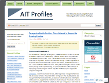 Tablet Screenshot of aitprofiles.wordpress.com
