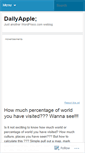Mobile Screenshot of dailyapple.wordpress.com