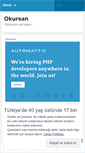 Mobile Screenshot of okursan.wordpress.com