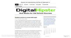 Desktop Screenshot of digitalhipster.wordpress.com