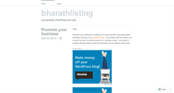 Desktop Screenshot of bharathlisting.wordpress.com