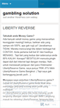 Mobile Screenshot of gamblingsolution.wordpress.com