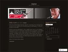 Tablet Screenshot of dc3trust.wordpress.com