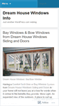 Mobile Screenshot of dreamhousewindows.wordpress.com