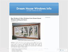 Tablet Screenshot of dreamhousewindows.wordpress.com