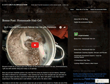 Tablet Screenshot of citygirlslowvolution.wordpress.com
