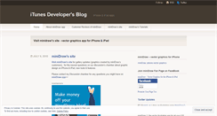 Desktop Screenshot of itunesdeveloper.wordpress.com