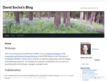 Tablet Screenshot of davidsocha.wordpress.com