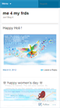 Mobile Screenshot of me4myfrds.wordpress.com
