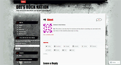 Desktop Screenshot of deerocknation.wordpress.com