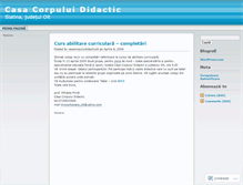 Tablet Screenshot of casacorpuluididacticolt.wordpress.com