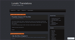 Desktop Screenshot of lunatictranslations.wordpress.com