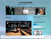 Tablet Screenshot of lolrandom4life.wordpress.com