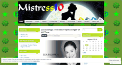 Desktop Screenshot of mistress10.wordpress.com