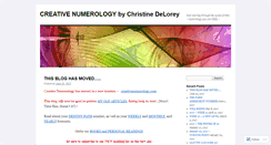 Desktop Screenshot of creativenumerology.wordpress.com