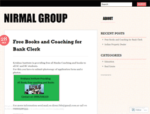 Tablet Screenshot of nirmalpropertygroup.wordpress.com