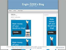 Tablet Screenshot of enginozer.wordpress.com